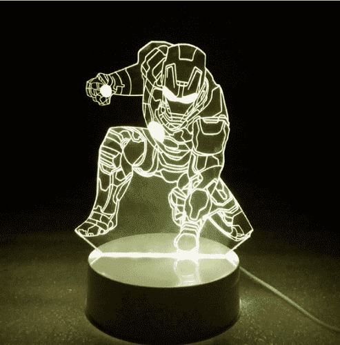 3D светильник "Железный человек" картинки фото 3