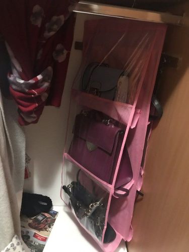 Органайзер для хранения сумок розовый картинки фото 15