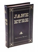 Тайник в виде сейф книги "Джейн Эйр", кожаный переплет, большая 24x16x5 см фото