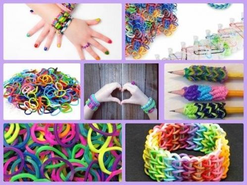 Набор для плетения браслетов Rainbow Loom Bands картинки фото 5