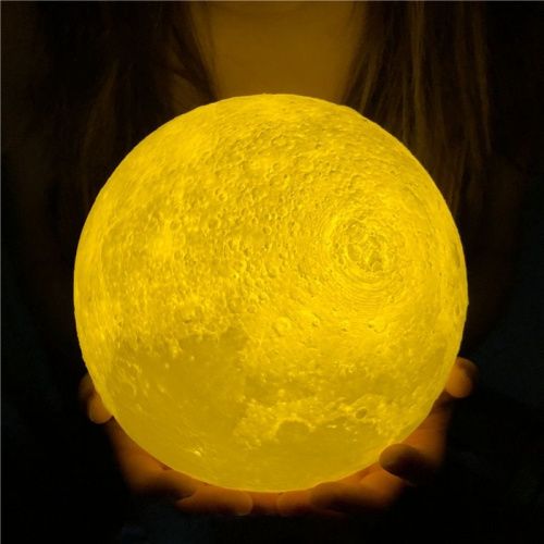 Лампа ночник в форме Луны Moon Lamp 20 см фото 11