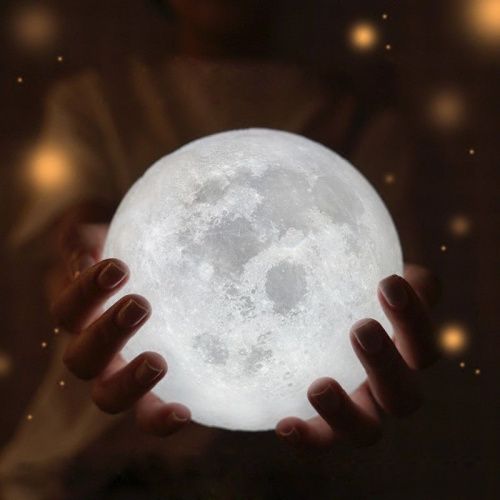 Светильник ночник Луна 24 см с пультом управления картинки фото 9
