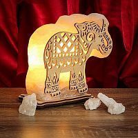 Соляной светильник "Слон" большой фото