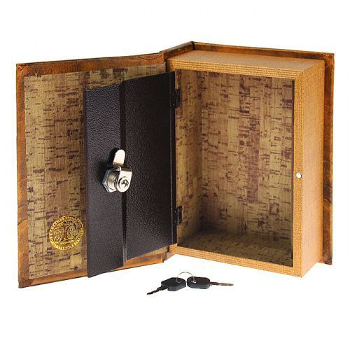 Сейф-книга с замком на ключ "Мона Лиза", обтянута кожей картинки фото 4